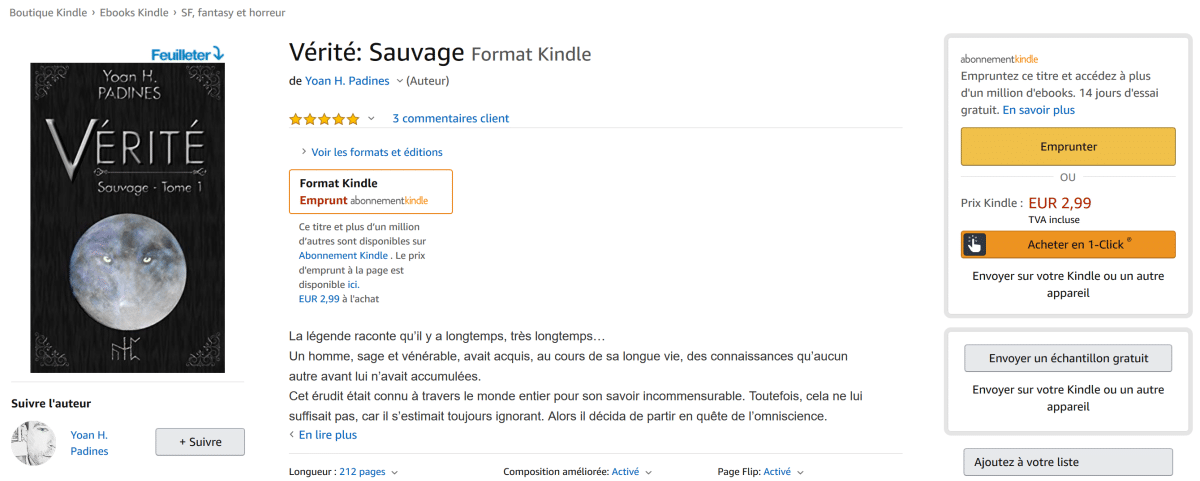 amazon vérité tome 1 yoan h padines